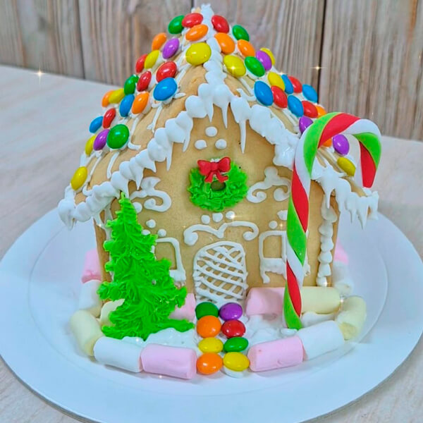 casita pequeña de jengibre